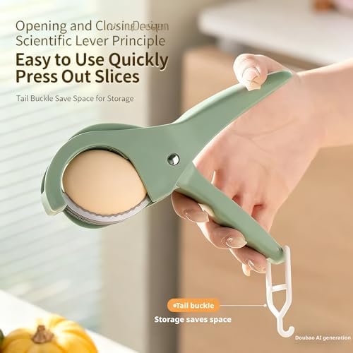 Herb Scissors, 5 Stainless Steel Blades Kitchen Salad Chopper, Dishwasher Safe