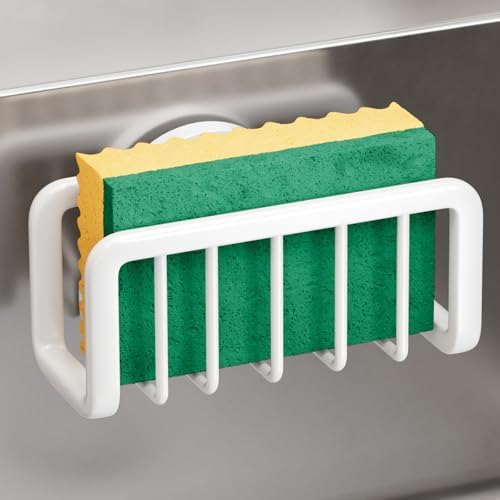TAILI White Sponge Holder for Kitchen Sink