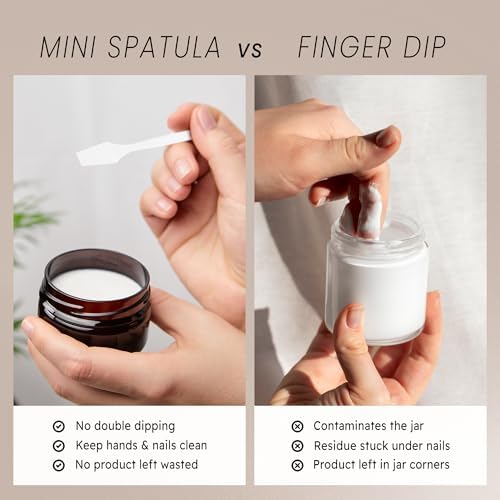 PANA 200pcs Cosmetic Make Up Disposable Plastic 2.5" Spatulas Skin Care Facial