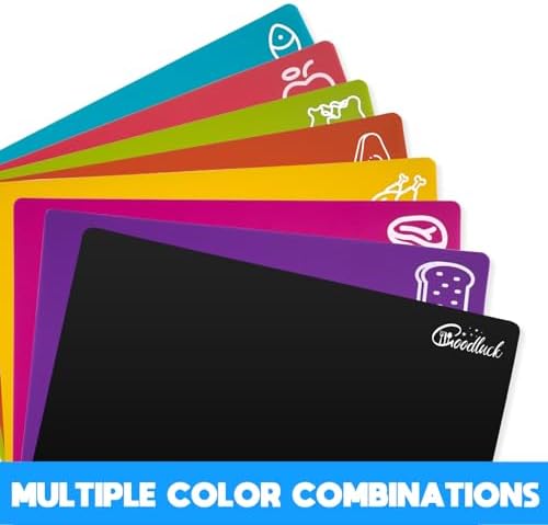 GoodLuck 10 Pieces Flexible Cutting Boards