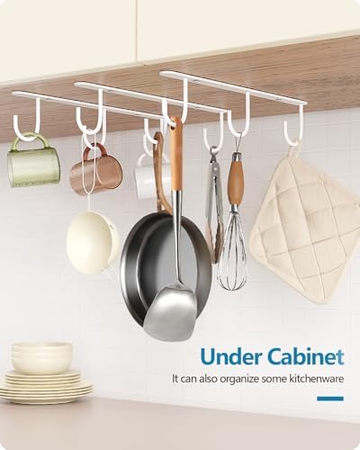 3 Pack Mug Hooks Under Cabinet