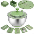 SUSTEAS Stainless Steel Salad Spinner, Lettuce Spinner
