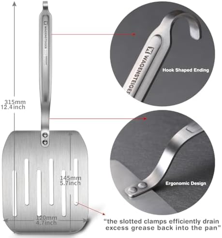 WAGENSTEIGER Extra Wide Stainless Steel Turner Spatula