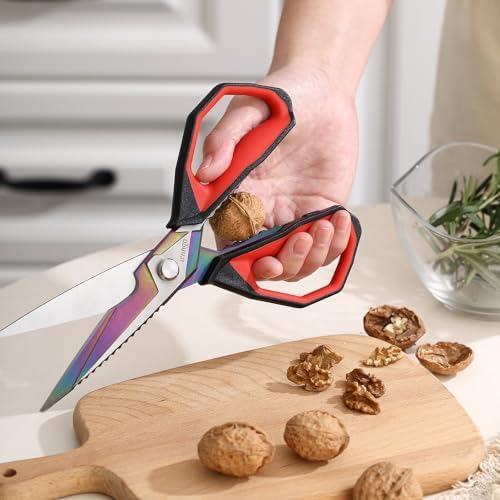 LIVINGO 9" Sharp Kitchen Scissors
