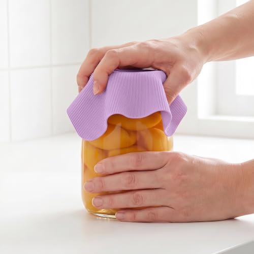 NiHome Silicone Jar Opener Gripper Pads, 6 In