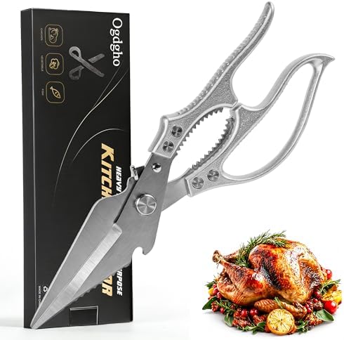 Heavy Duty Kitchen Shears for Food, Kitchen Scissors All Purpose, Stainless