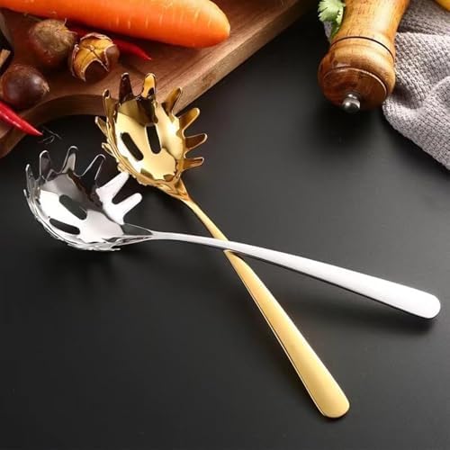 Stainless Steel Pasta Spoon, Spaghetti Spoons Server, Spaghetti Fork