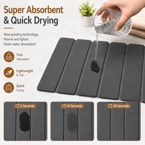 Extra Large Stone Dish Drying Mat