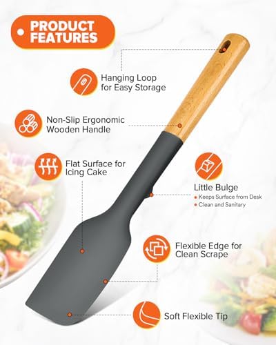 Badiano Silicone Spatula Spoon Set