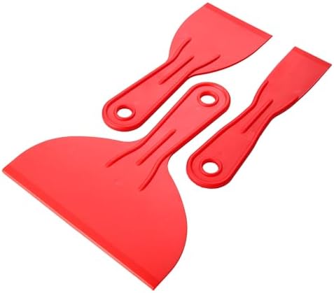 3 Pcs Putty Knife, Flexible Plastic Paint Scraper Tool