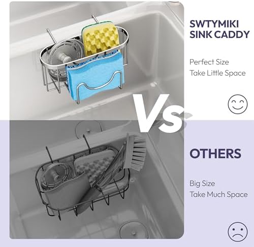 SWTYMIKI Sponge Holder for Kitchen Sink