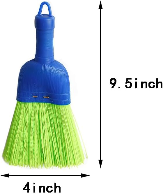 Poly Fiber Mini Broom Whisk Handheld Brush Head