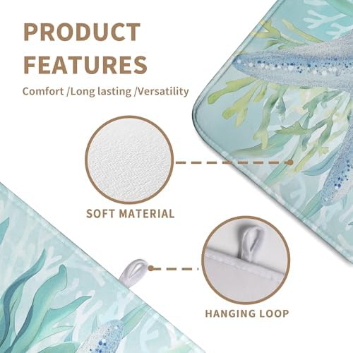 Summer Coastal Dish Drying Mats
