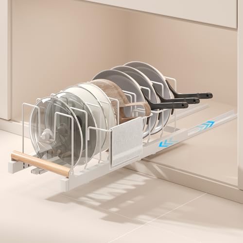 Magheo Pull Out Pots and Pans Organizer Under Cabinet