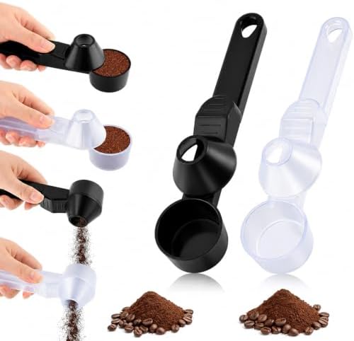2PCS Scoop Funnel Set, Coffee Scoop and Funnel