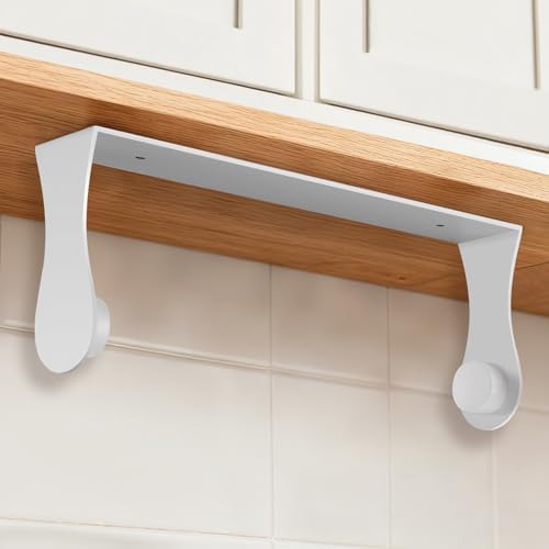 Paper Towel Holder Under Cabinet, Wall Mount, Adhesive or Screw