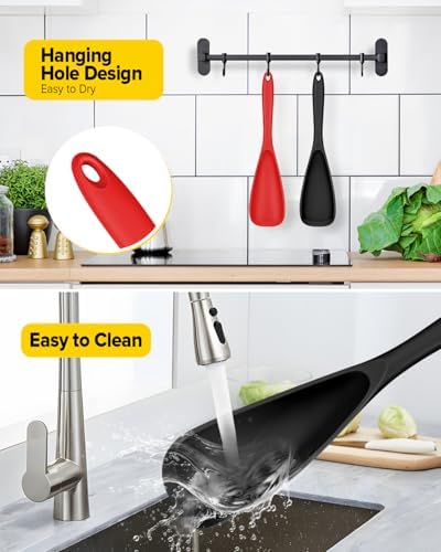 BUNDLEPRO Silicone Cooking Spoons