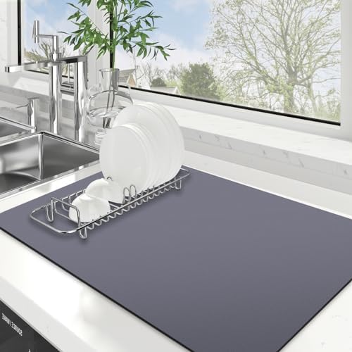 Dish Drying Mat Absorbent Dish Drying Mats