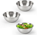 3-Piece Stainless Steel Mixing Bowls Metal Bowl Set