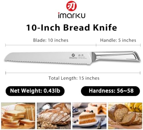 imarku Serrated Bread Knife