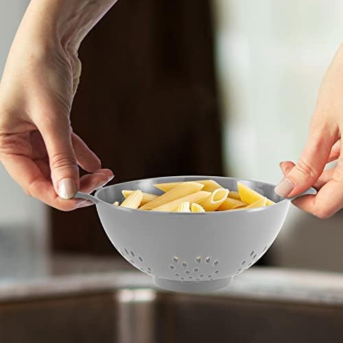 Meadow Lane 6-Inch Small Colander, 3-Cup Food Strainer