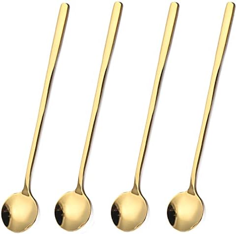 4 Pack Stainless Steel Coffee Spoon, 6.7 Inch Stirring Spoons