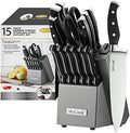 McCook® Knife Sets, German Stainless Steel Kitchen Knife Block Set