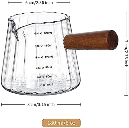 Joeyan 6 oz Glass Measuring Cups