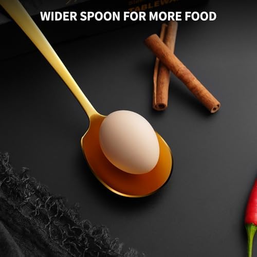 4 Piece Serving Spoons Set, 9.2-Inch Includes 4 Large Spoons