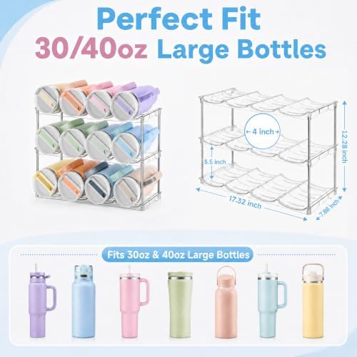 Stackable Water Bottle Organizer