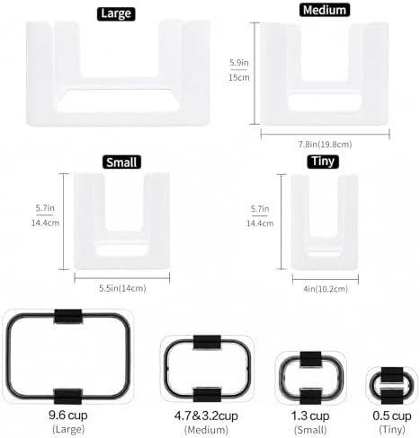 Food Storage Container Lids Organizer