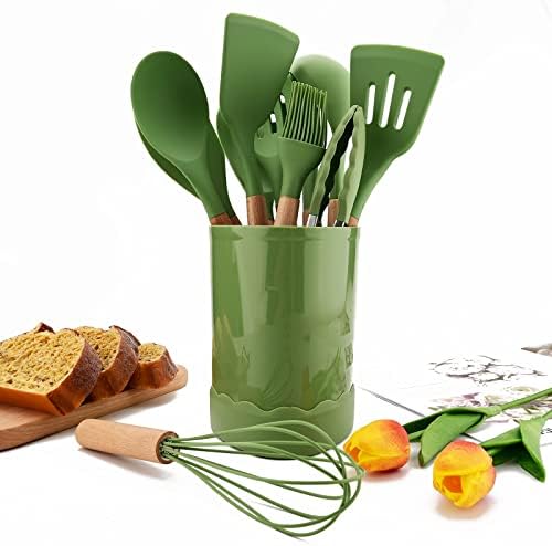 1pcs Avocado Green Silicone Cooking Utensils