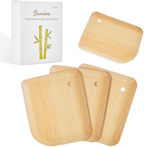 Bamboo Pan Scraper, Pot Scraper, Food Scraper, Kitchen Scraper Tools