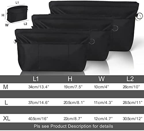 Sightor Nylon Handbag Organizer Insert