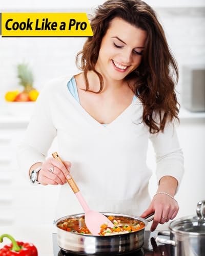 BUNDLEPRO Silicone Cooking Utensils Set