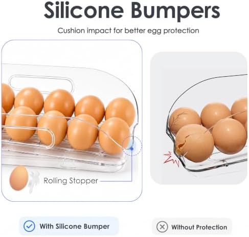 SMRCAD 24-Egg Holder for Fridge