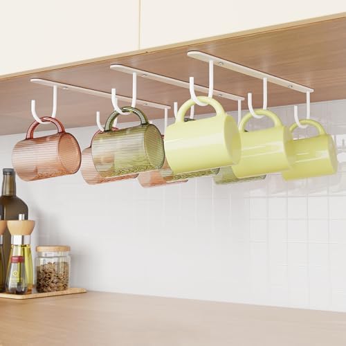 3 Pack Mug Hooks Under Cabinet