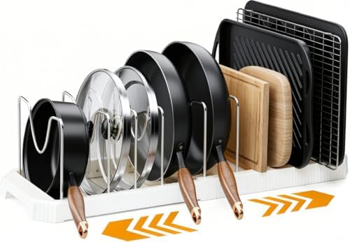 MUDEELA Pots and Pans Organizer under Cabinet