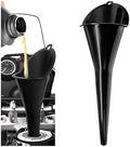 Oil Funnel, Flexible Multi-Function Automotive Oil Funnel, Spill-Proof Plastic