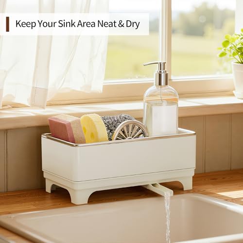 MOUKABAL Rotating Drain Sponge Holder