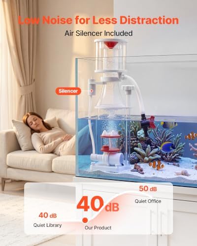 VEVOR Protein Skimmer for 53-106 Gal Saltwater Aquariums Internal