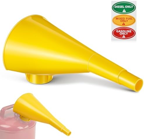 Plastic Gas Can Funnel Compatible