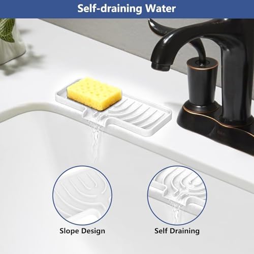 JACZZO Silicone Sponge Holder for Kitchen Sink