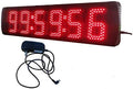 AZOOU 5-inch Hight Character Single Sided LED Sport Timing Clock Countdown/up Timer Red Color