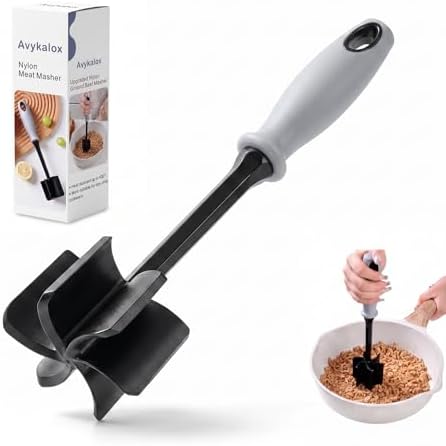 Meat Chopper, 6 Curve Blades Meat Masher