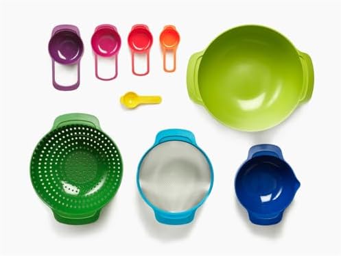 Joseph Joseph Nest 9 Plus, 9 Piece Compact Food Preparation Set