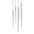 Kurt Adler 312Inch512Inch Clear Glass Icicle Ornament Set of 24 Pieces 1