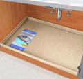 SIKADEER Waterproof Under Sink Mat 37" x 22" Silicone Mat Cabinet Protector