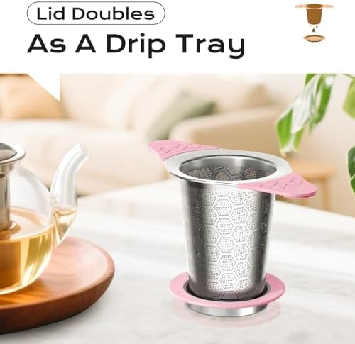 Tea Infuser for Loose Leaf Tea, 18/8 Stainless Steel Tea Infuser