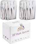 PANA 200pcs Cosmetic Make Up Disposable Plastic 2.5" Spatulas Skin Care Facial